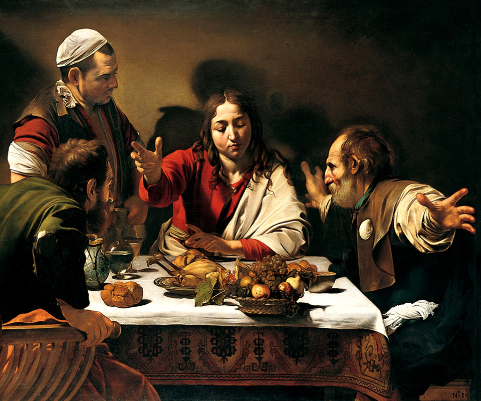 La cena di Emmaus di Caravaggio