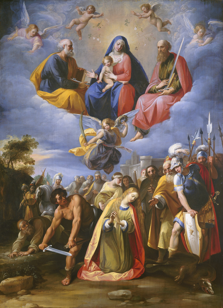 Il Martirio di Santa Margherita di Giuseppe Cesari detto il Cavalier d’Arpino