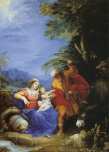 Riposo nella fuga in Egitto di Giuseppe Cesari detto il Cavalier d&rsquo;Arpino
