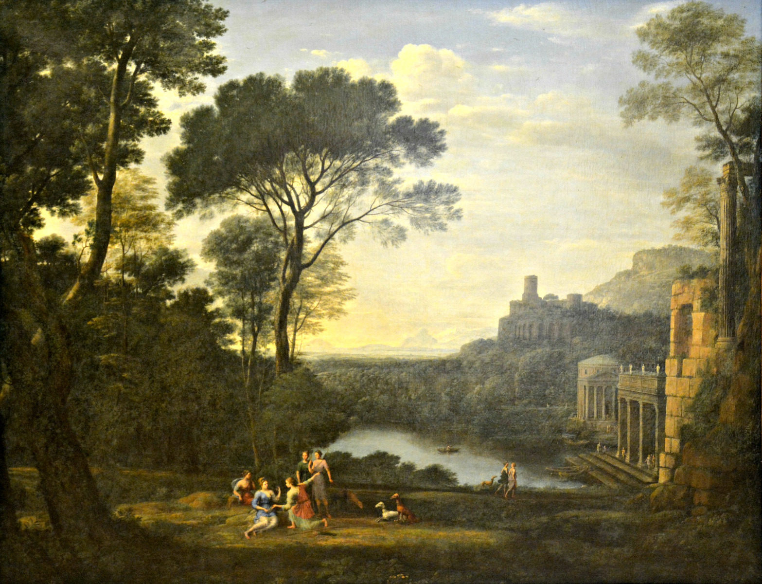 Paesaggio con la ninfa Egeria di Claude Lorrain