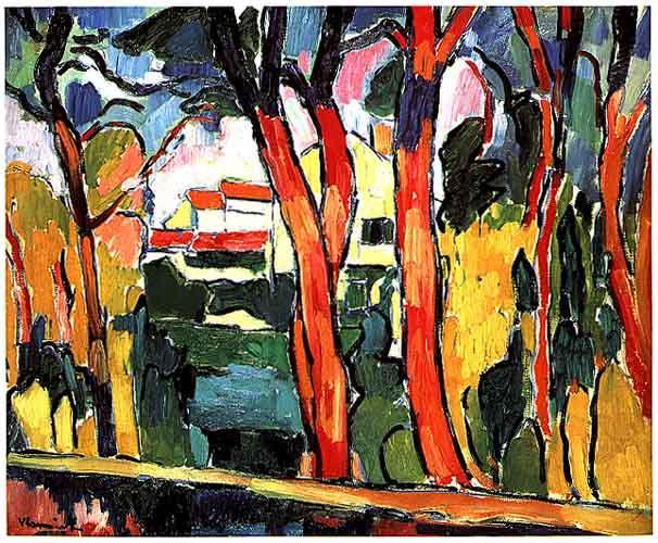 Gli alberi rossi di Maurice de Vlaminck