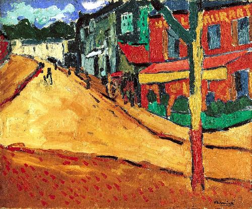 Rue à Marly-le-Roi di Maurice de Vlaminck