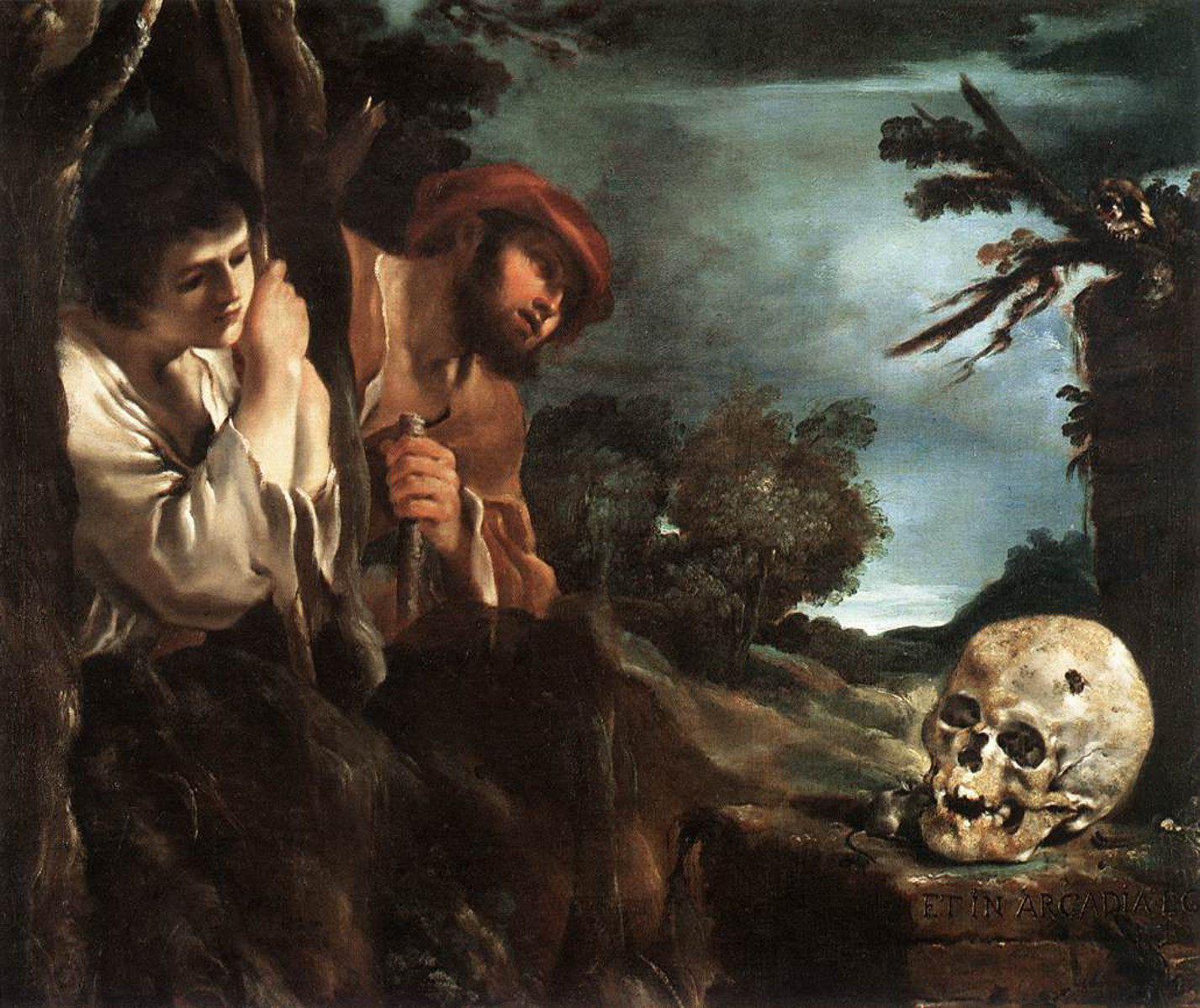 Et in Arcadia Ego del Guercino