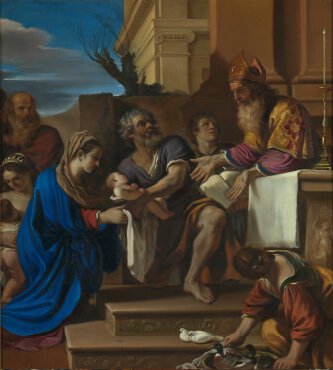 La presentazione di Gesù al Tempio del Guercino