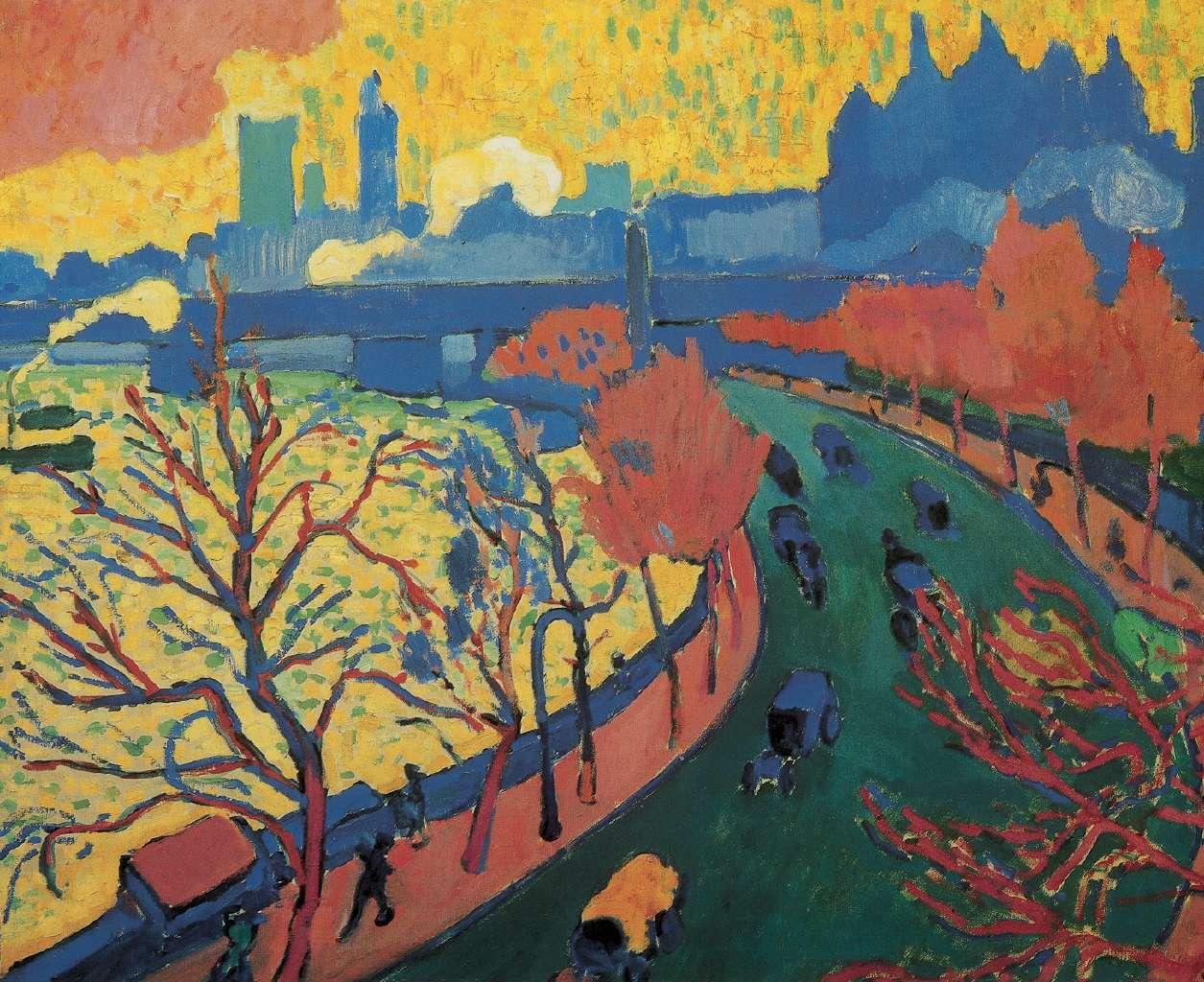 Ponte di Charing Cross detto anche Ponte di Westminster di André Derain