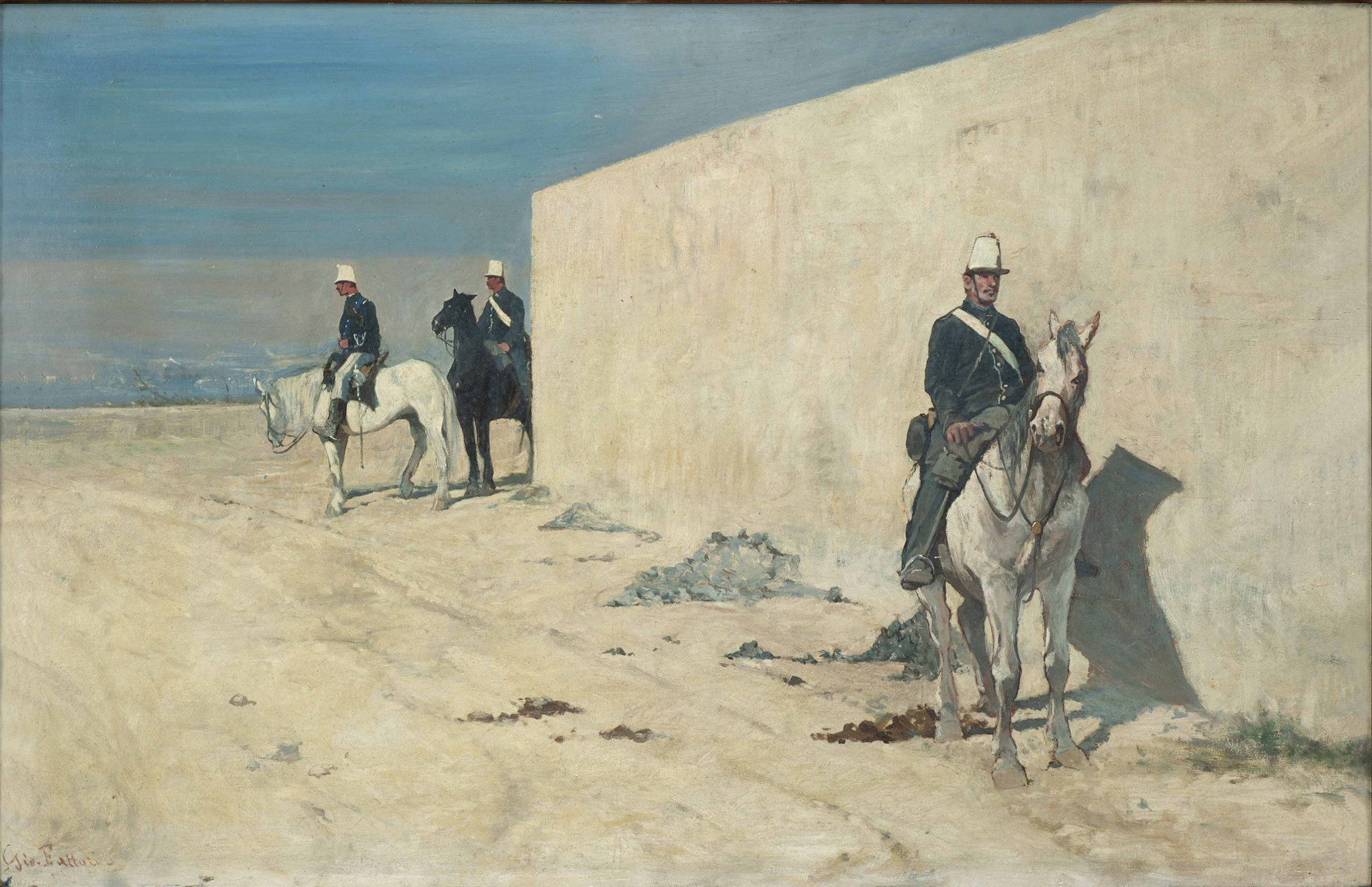 In vedetta, o Il muro bianco di Giovanni Fattori