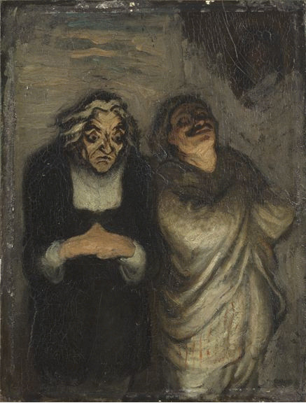 Scena di una commedia. Uno Scapino di Honoré Daumier