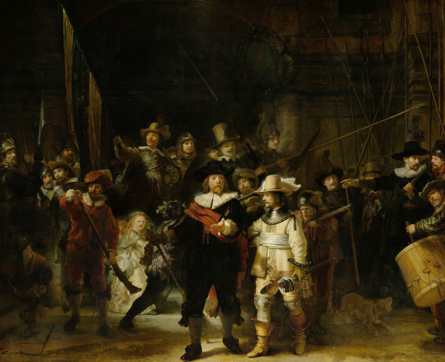 Ronda di notte di Rembrandt Harmenszoon van Rijn