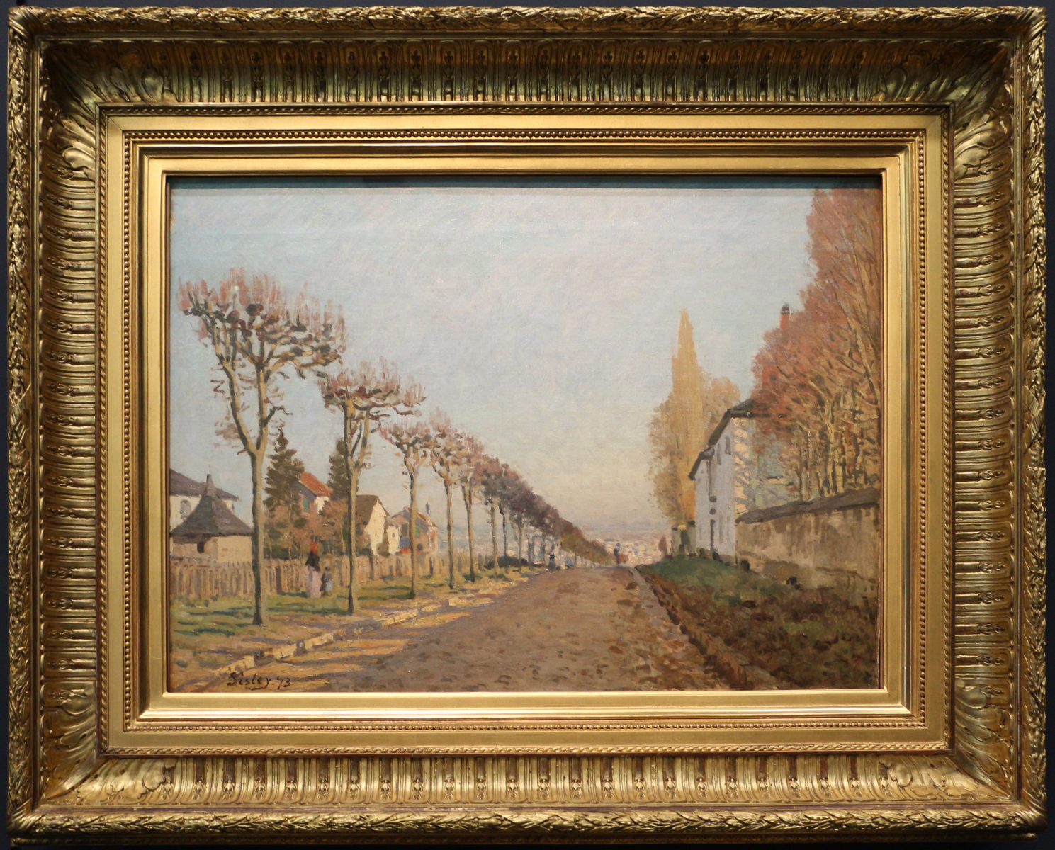 La strada de la Machine di Alfred Sisley