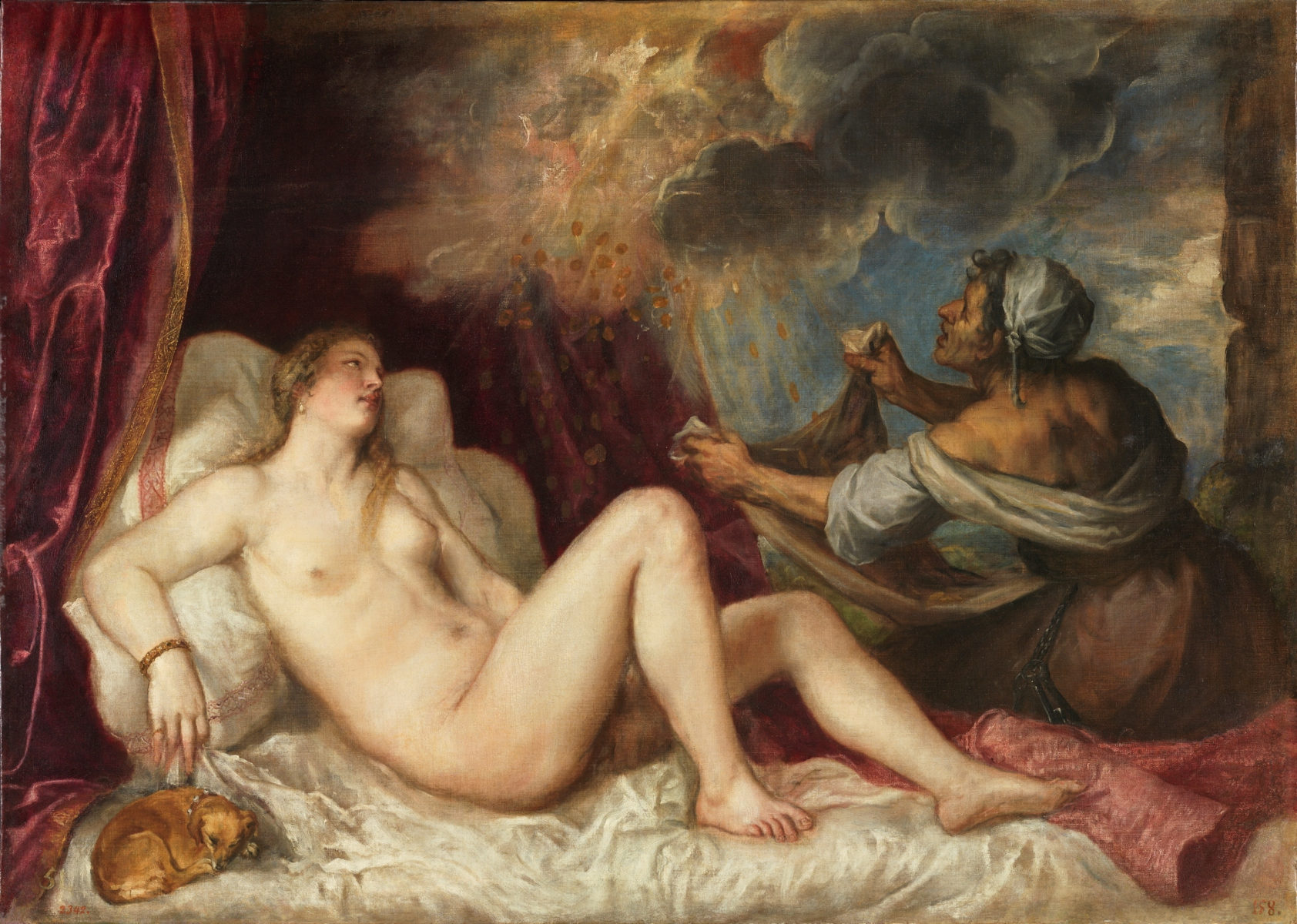 Danae di Tiziano