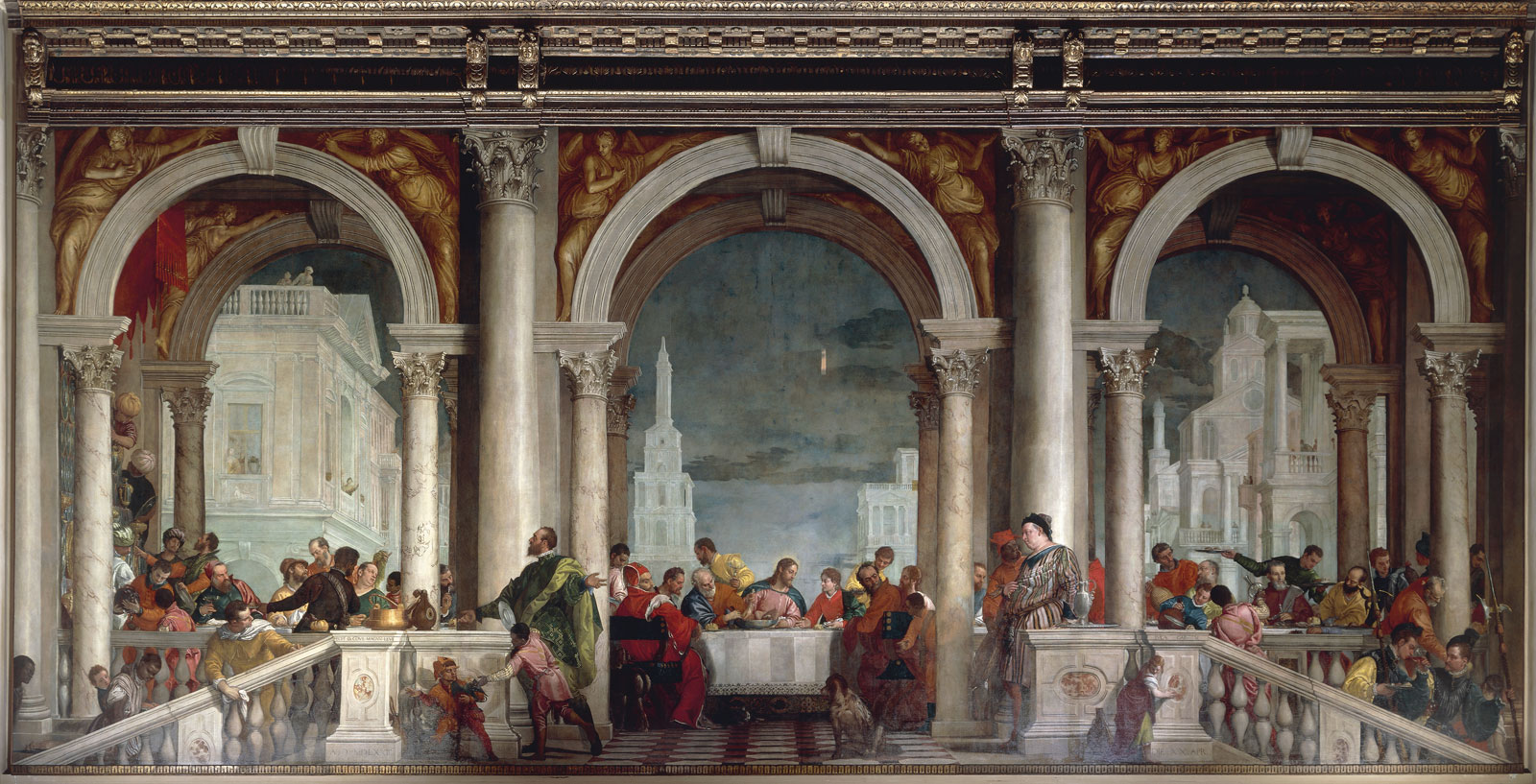 Cena in casa Levi di Paolo Caliari detto il Veronese