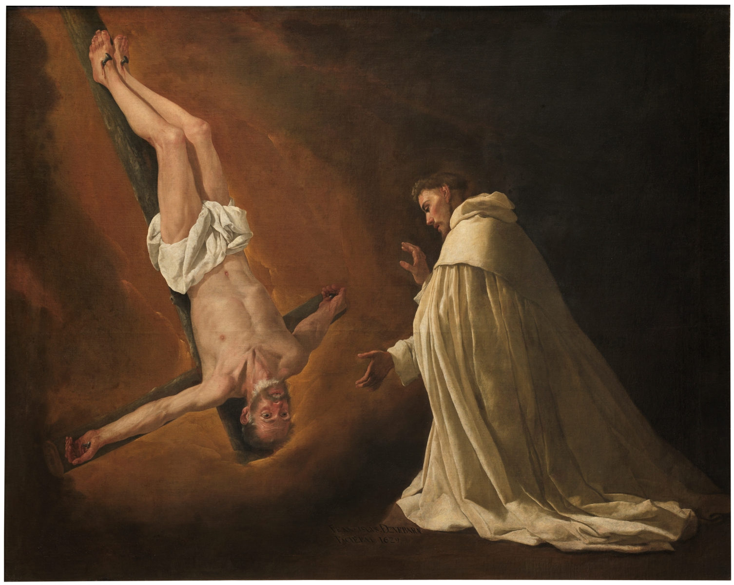 Apparizione di San Pietro a San Pietro Nolasco di Francisco de Zurbarán