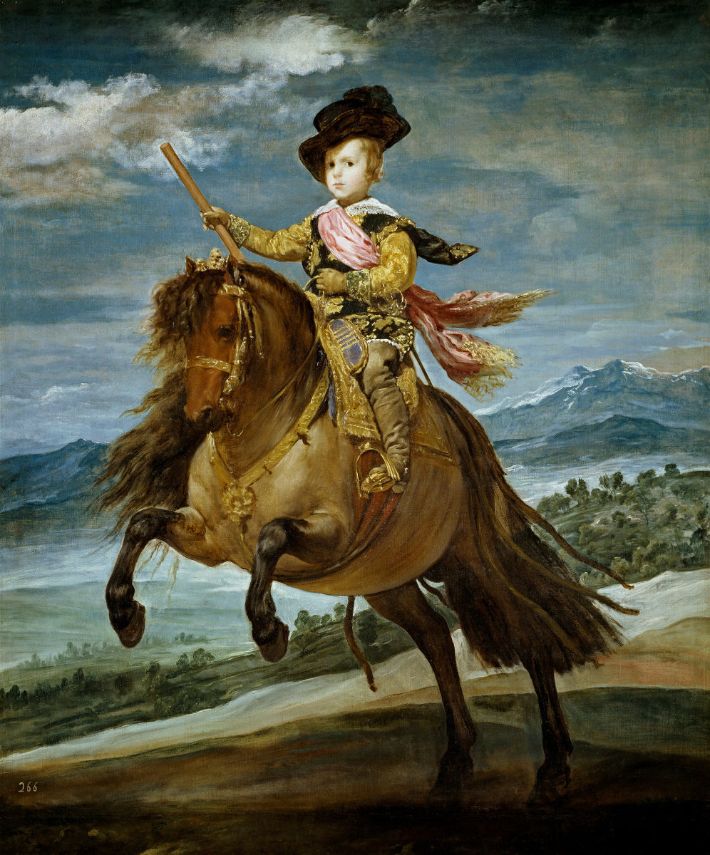 Il principe Baltasar Carlos a cavallo di Diego Velázquez