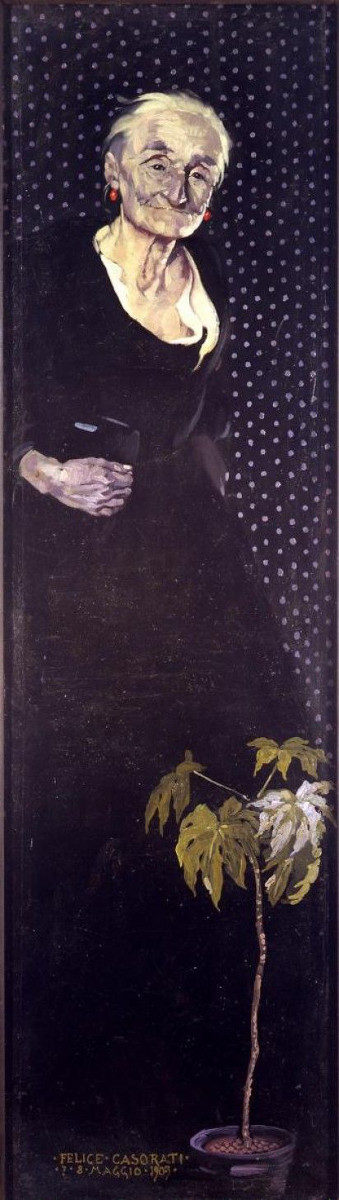 Vecchia signorina di Felice Casorati
