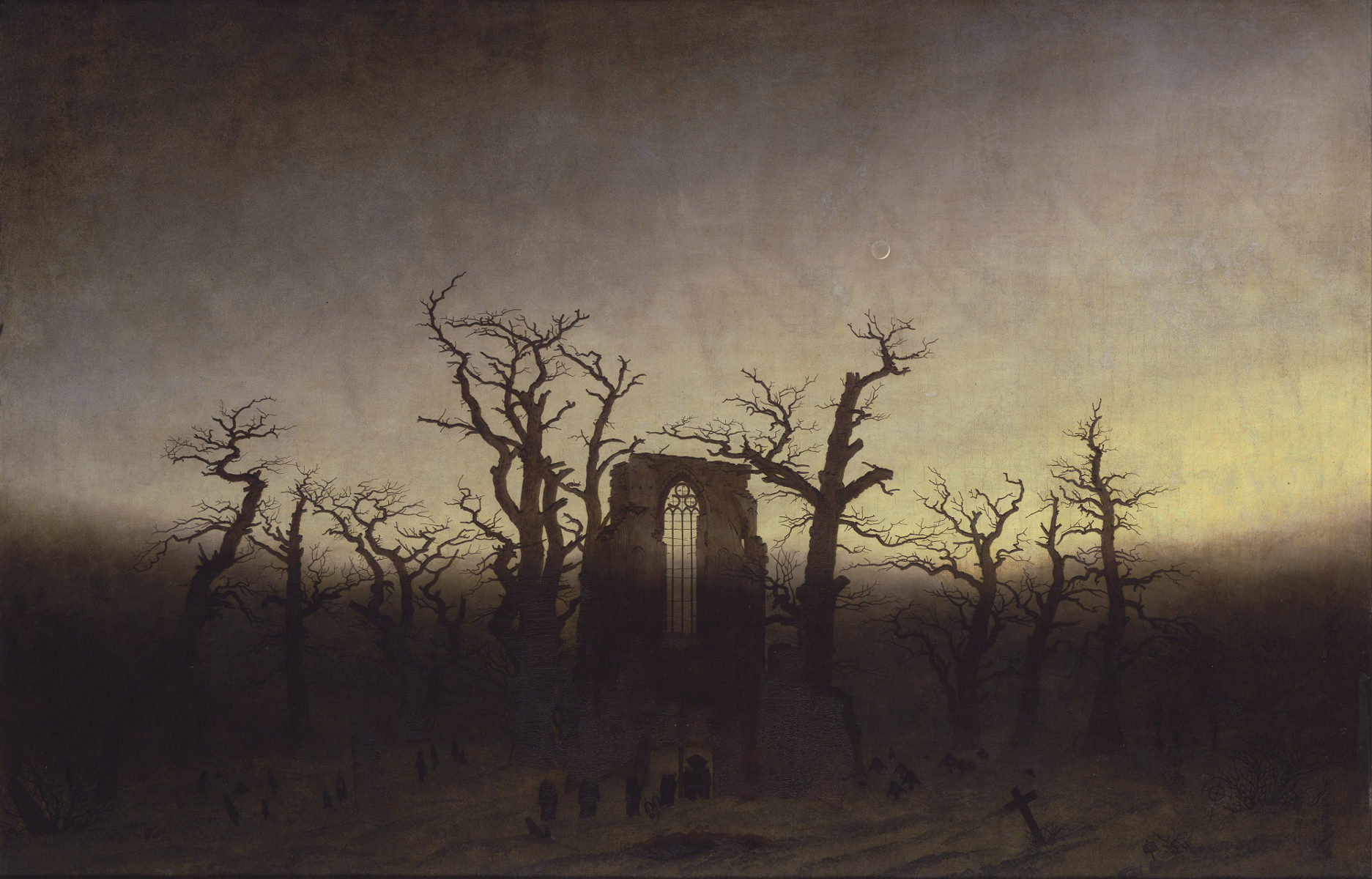 Abbazia nel querceto di Caspar David Friedrich