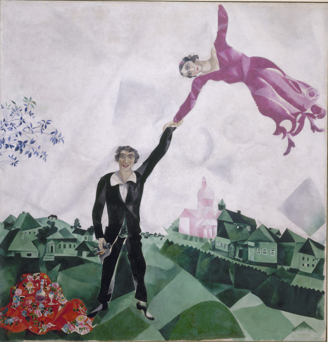 La passeggiata di Marc Chagall