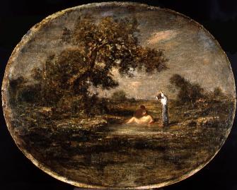 Donne al bagno di Antonio Fontanesi