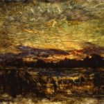 Palude a sera o Tramonto sulla palude di Antonio Fontanesi