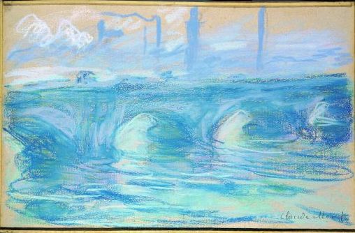 Il ponte di Waterloo a Londra di Claude Monet