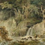 Paesaggio con cascata di Giuseppe Pietro Bagetti