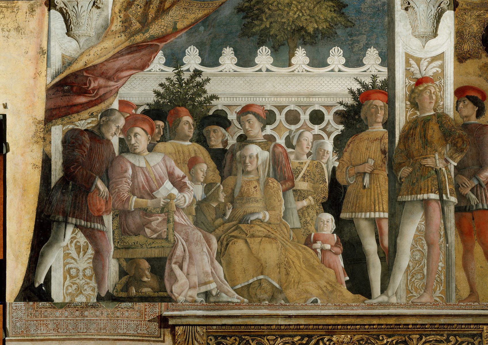 Famiglia e corte di Ludovico Gonzaga di Andrea Mantegna