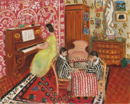 Pianista e giocatori di dama di Henri Matisse