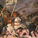 Battaglia di San Romano. Niccolò da Tolentino alla testa della cavalleria fiorentina di Paolo Uccello