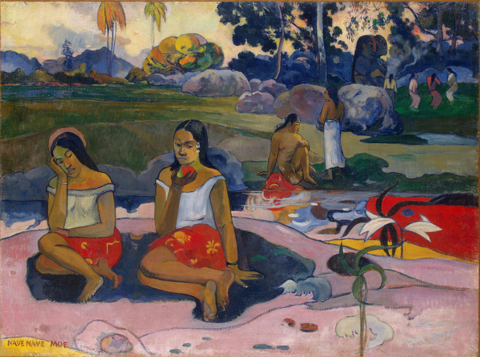 Nave nave Moe (Acqua deliziosa) di Paul Gauguin