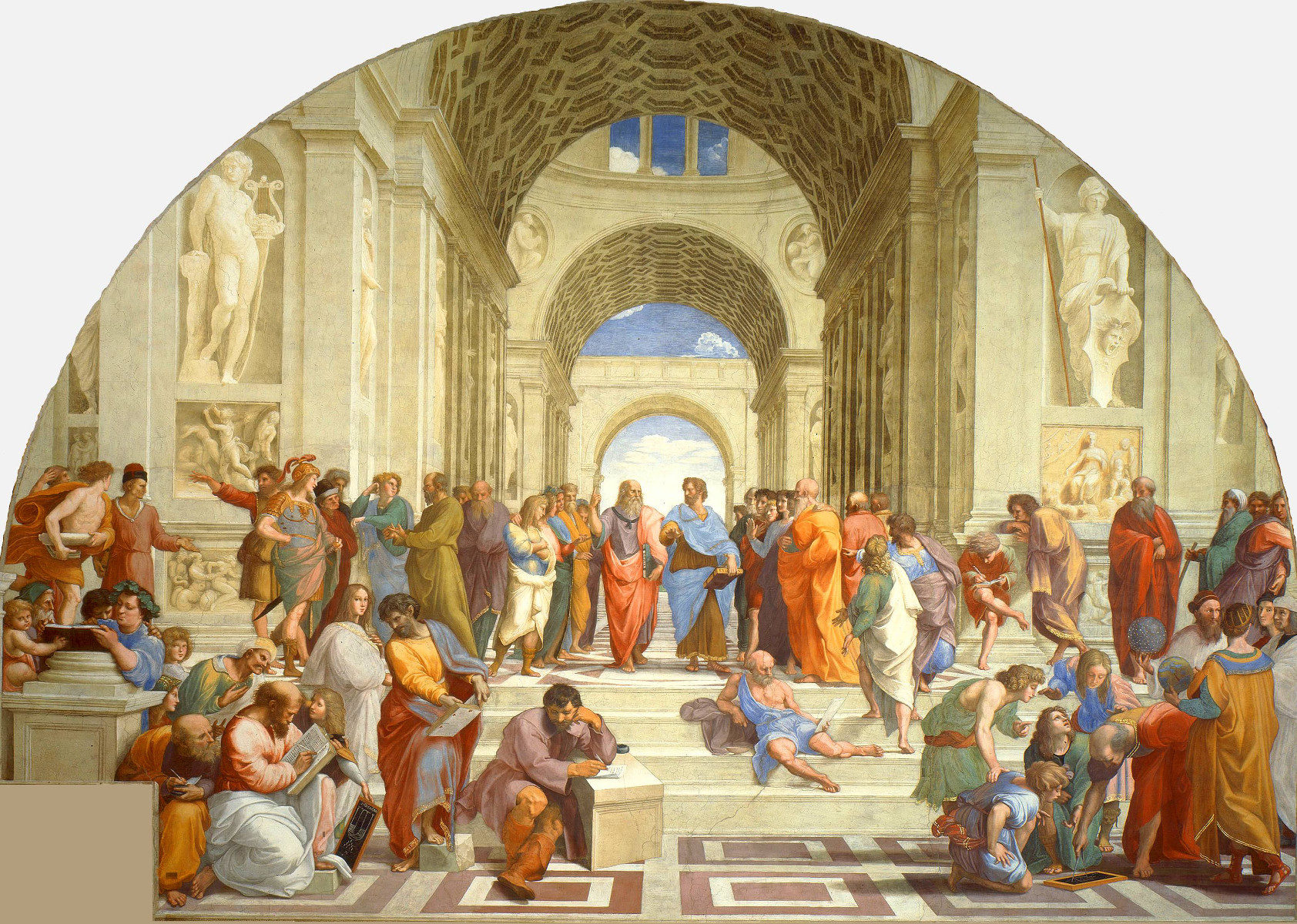 La Scuola di Atene di Raffaello Sanzio