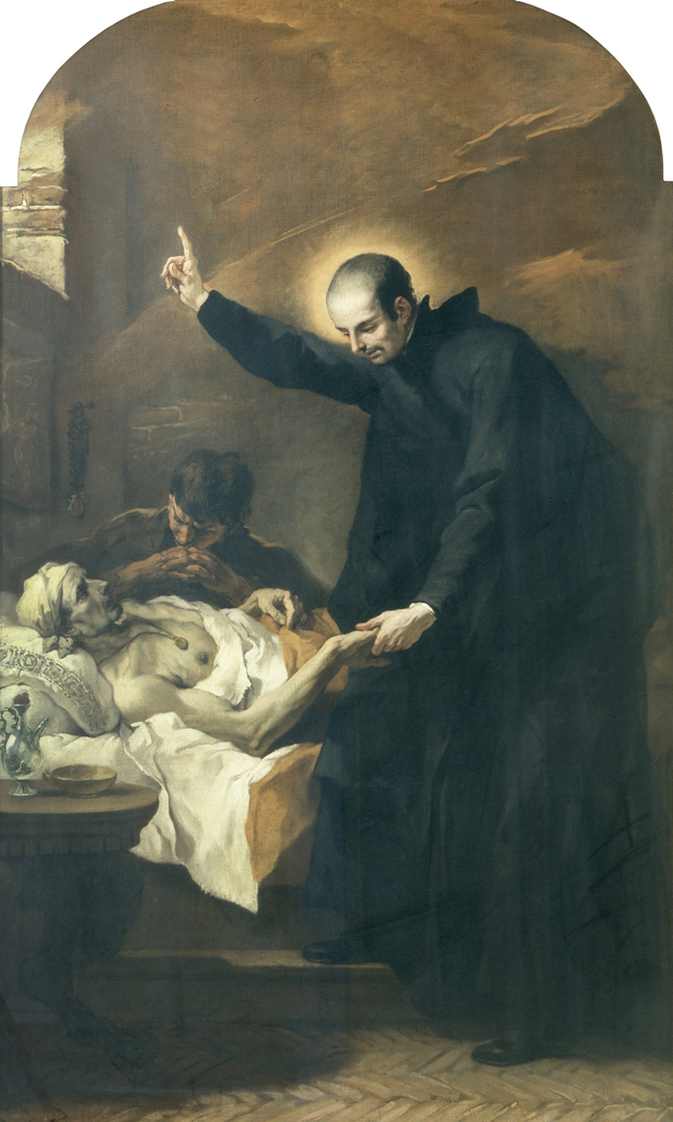 San Gaetano conforta un moribondo di Sebastiano Ricci