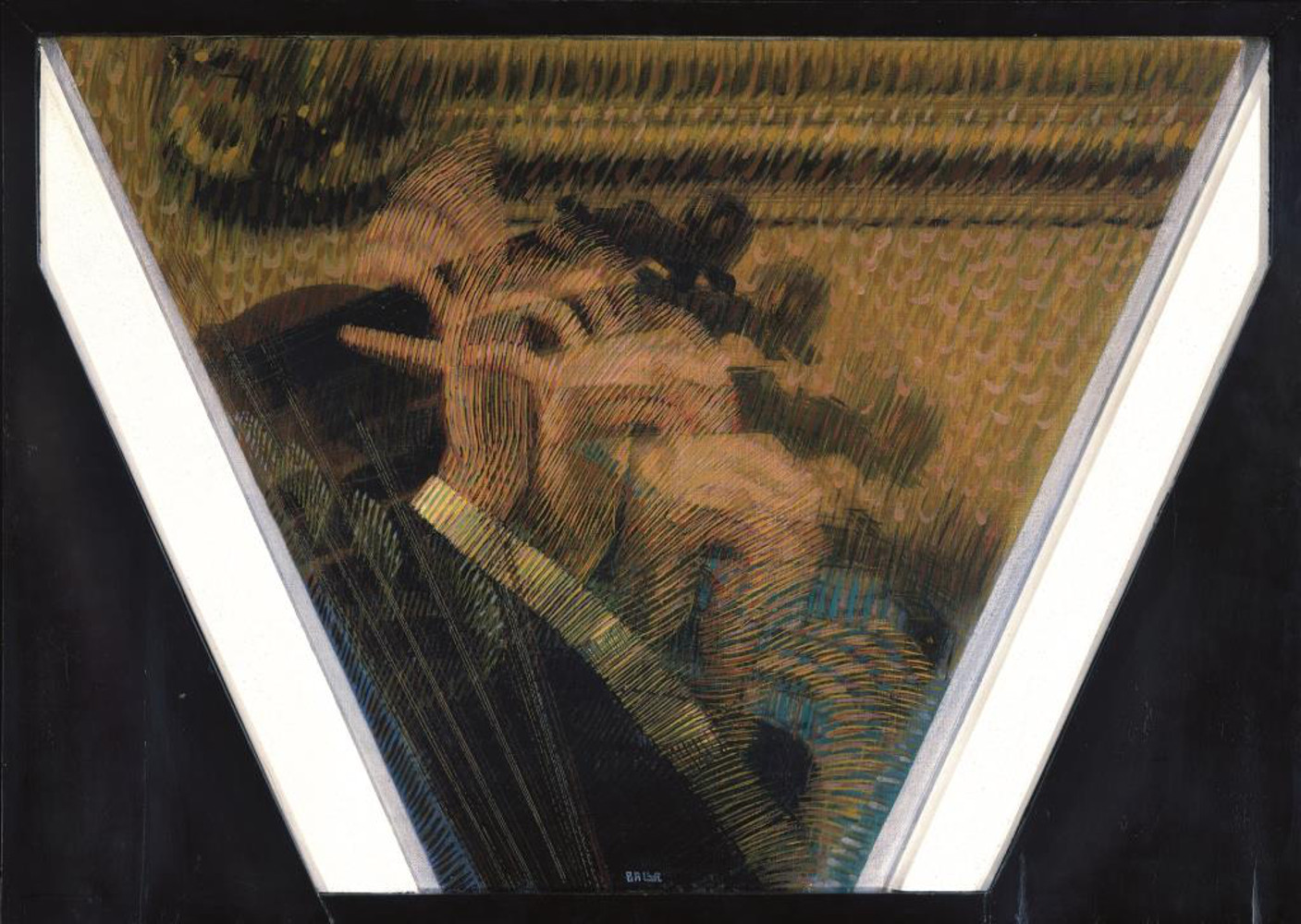 Le mani del violinista di Giacomo Balla