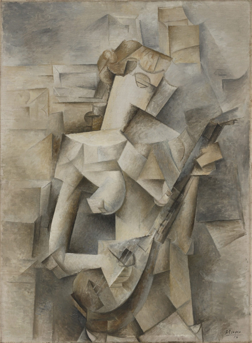 Donna con mandolino di Pablo Picasso