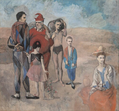 Famiglia di saltimbanchi di Pablo Picasso