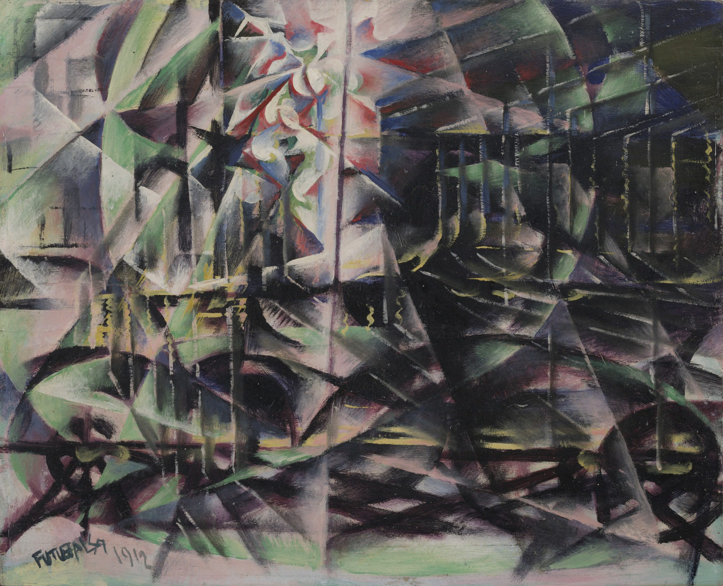 Automobile in accelerazione di Giacomo Balla