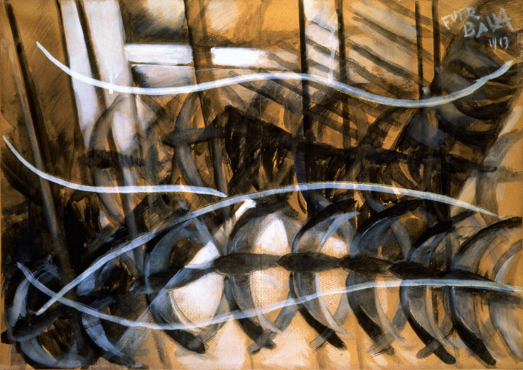 Linee andamentali + successioni dinamiche di Giacomo Balla