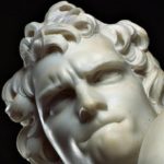 David di Gian Lorenzo Bernini - particolare del volto