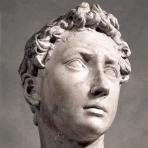 San Giorgio di Donatello - particolare del volto