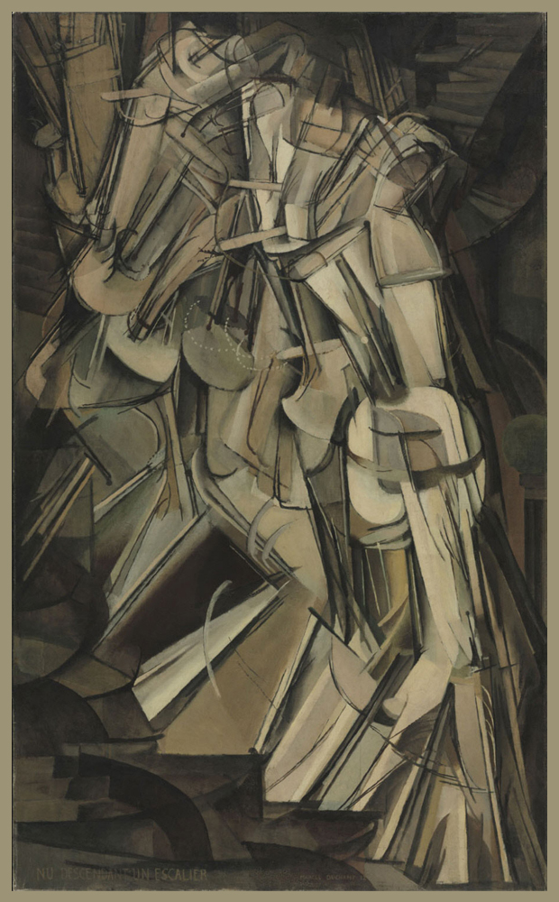Nudo che scende le scale n. 2 di Marcel Duchamp