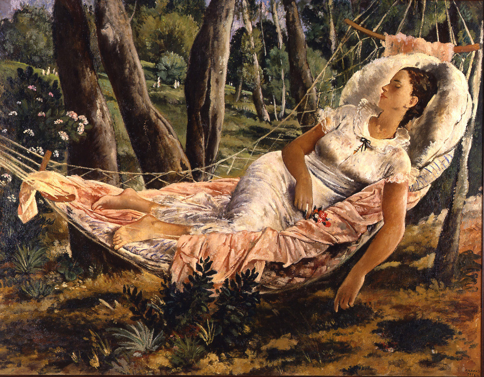 Estate (L'amaca) di Felice Carena
