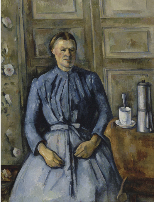 Donna con la caffettiera di Paul Cézanne