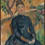La signora Cézanne nella serra di Paul Cézanne