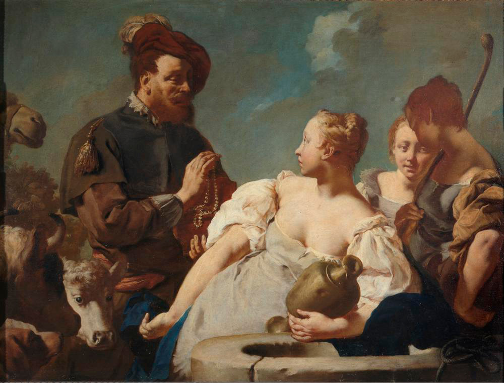 Rebecca ed Elezearo al pozzo di Giovanni Battista Piazzetta