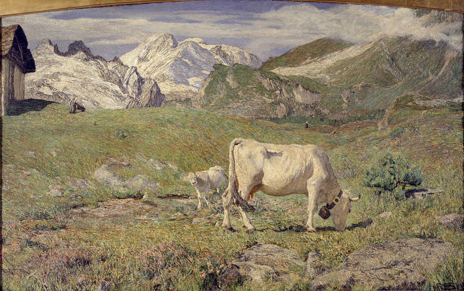 Pascoli di primavera di Giovanni Segantini