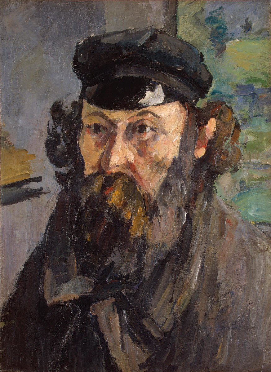 Autoritratto con berretto di Paul Cézanne