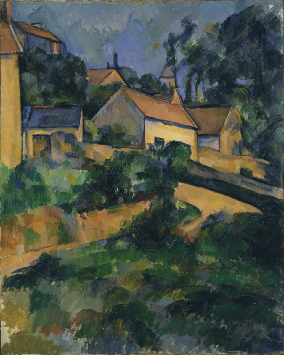 Tornante a Montgeroult di Paul Cézanne