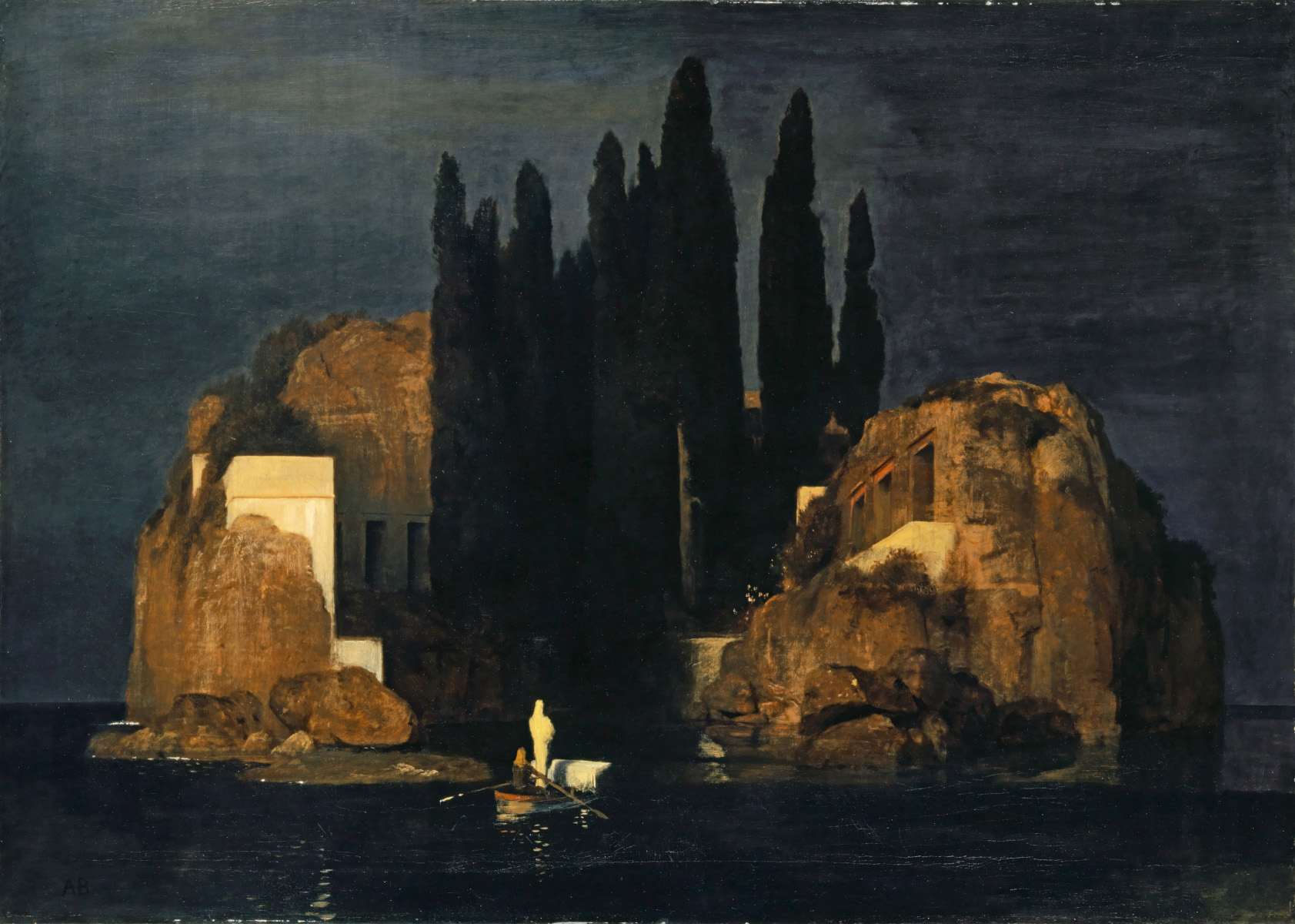 L'isola dei morti di Arnold Böcklin di Basilea
