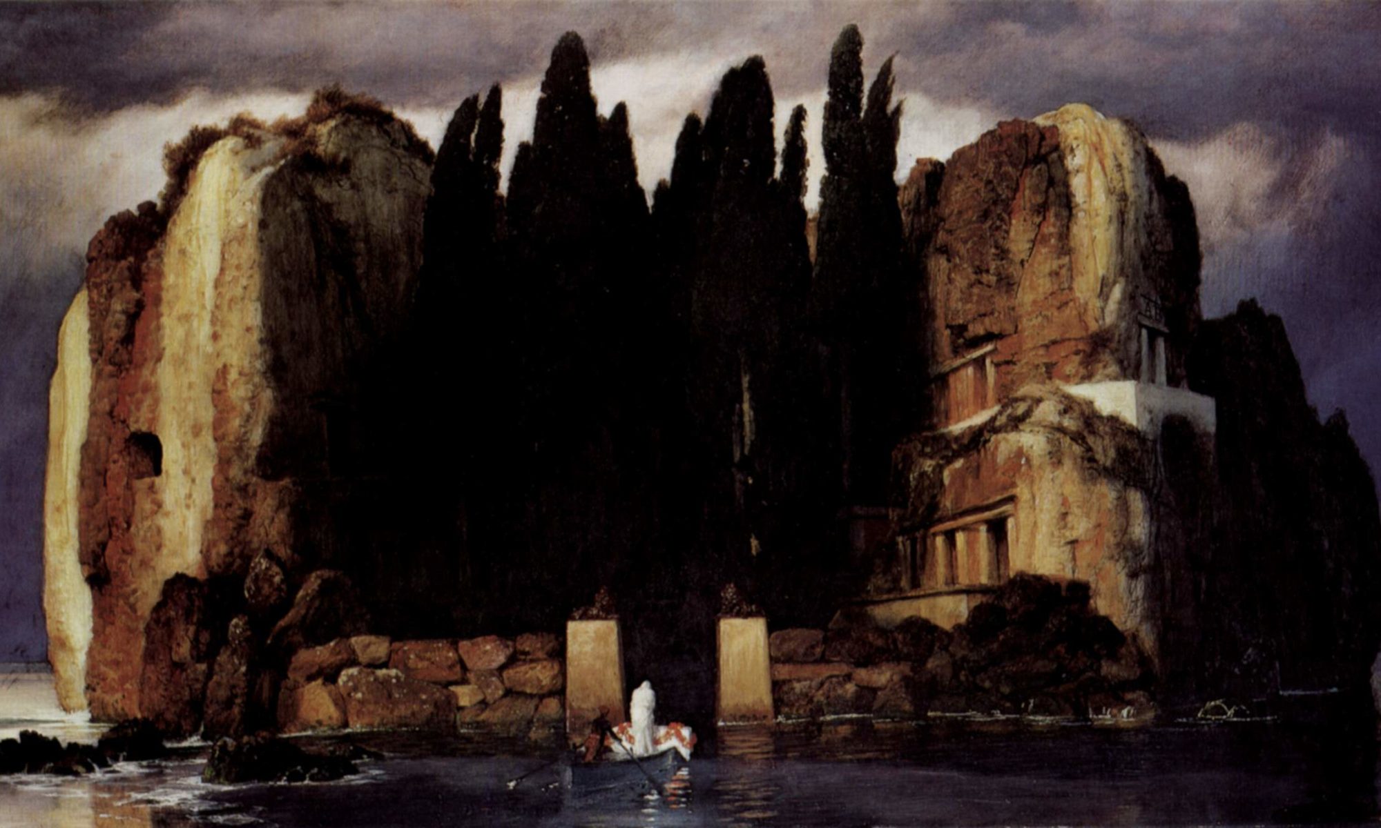 L'isola dei morti (Die Toteninsel) di Arnold Böcklin di Lipsia
