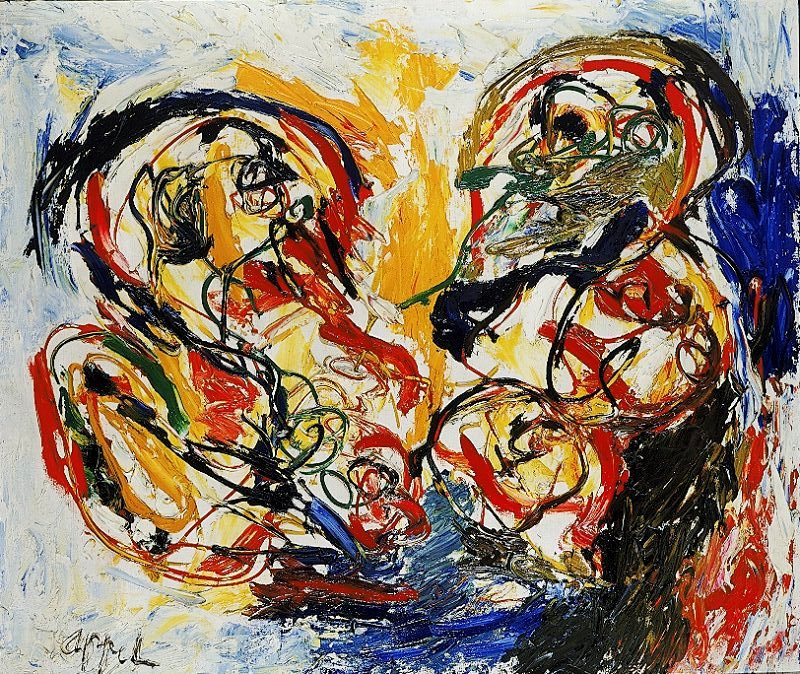 Tête de soleil di Karel Appel