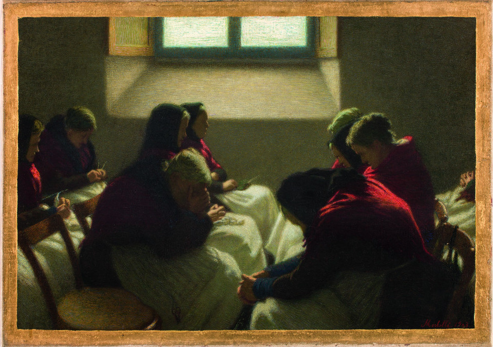 La sedia vuota di Angelo Morbelli