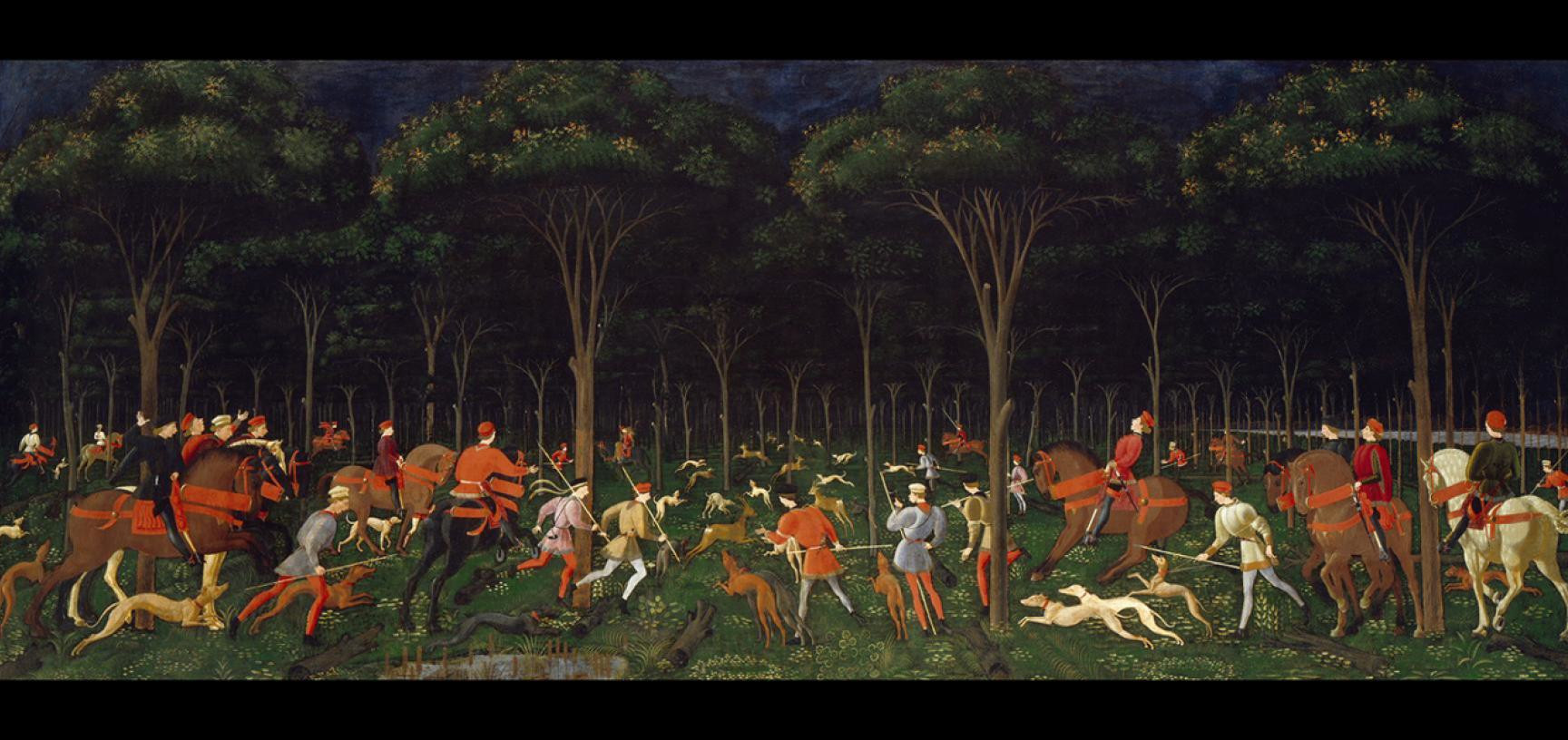Caccia notturna di Paolo Uccello